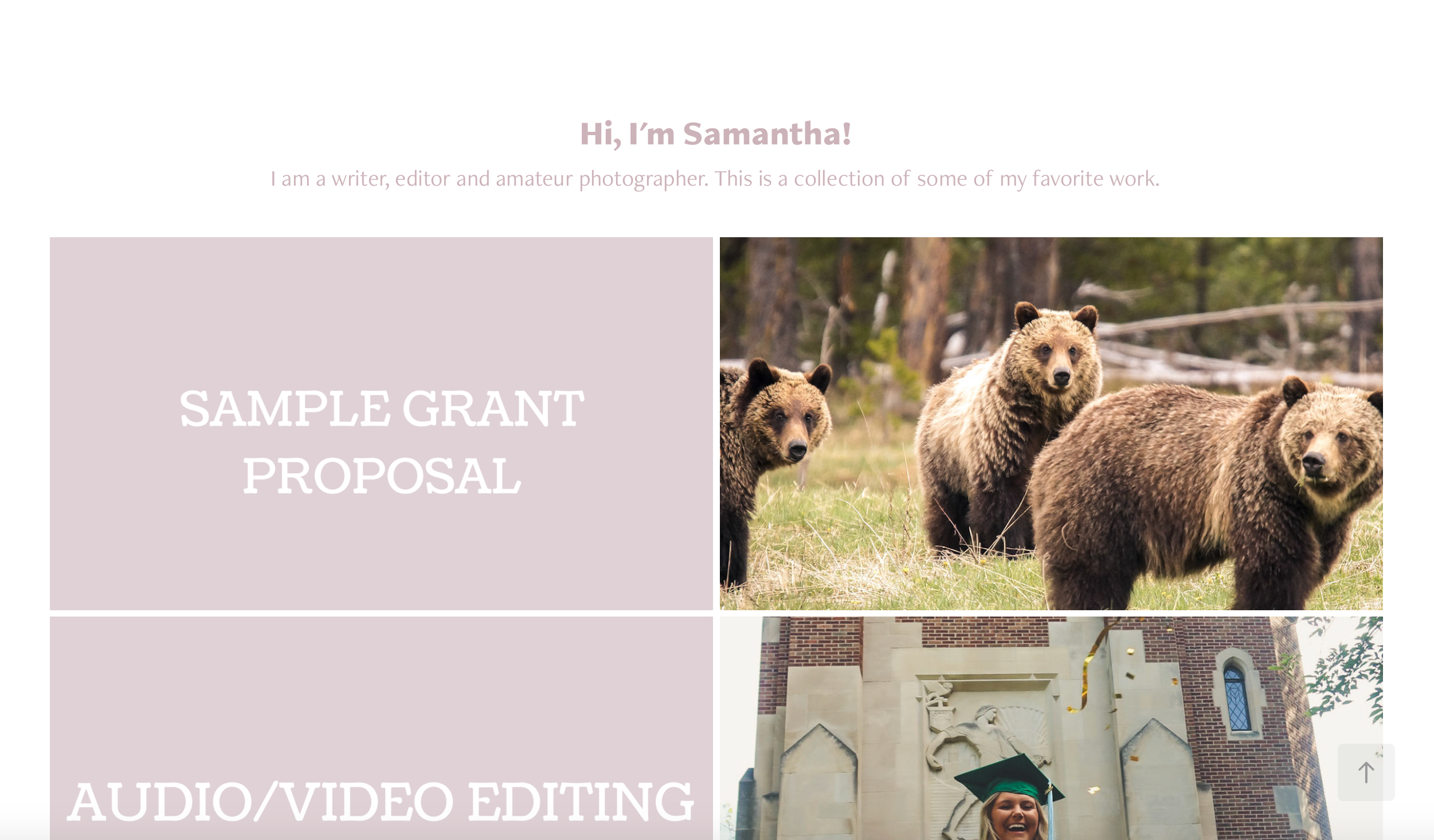 Samantha Lazar - Sample Grant Proposal