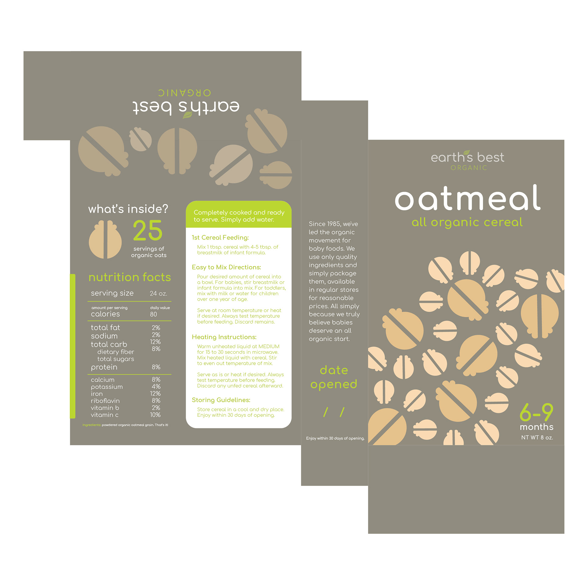 Oatmeal Box Pattern