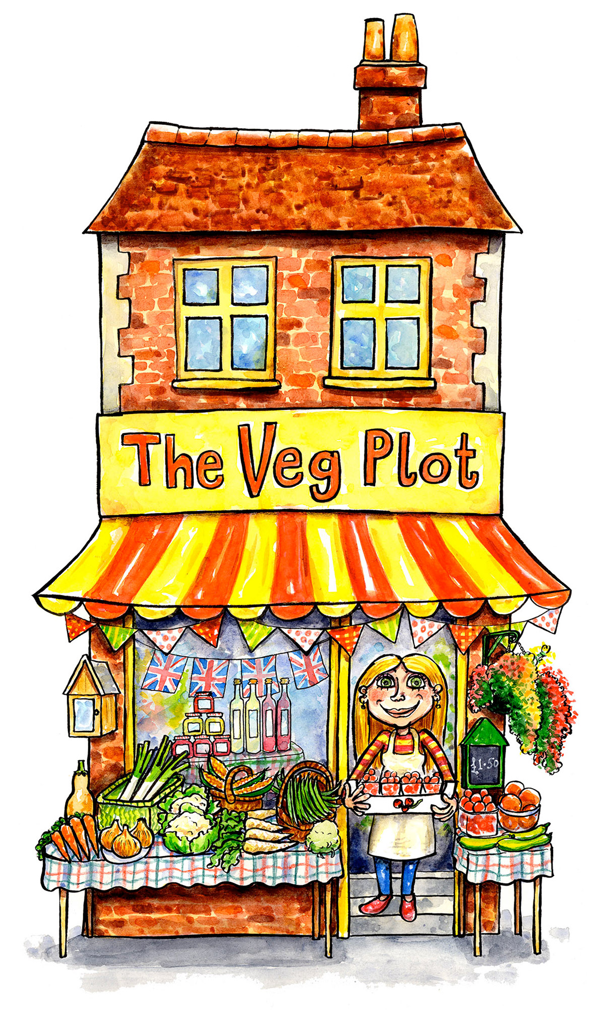 Armadillo Images; illustration, caricature, animation, art workshops and paintings by Simon Jardine - veg plot fruit and veg shop Armadillo Images; illustration, caricature, animation, art workshops and paintings by Simon Jardine - veg plot fruit and veg shop