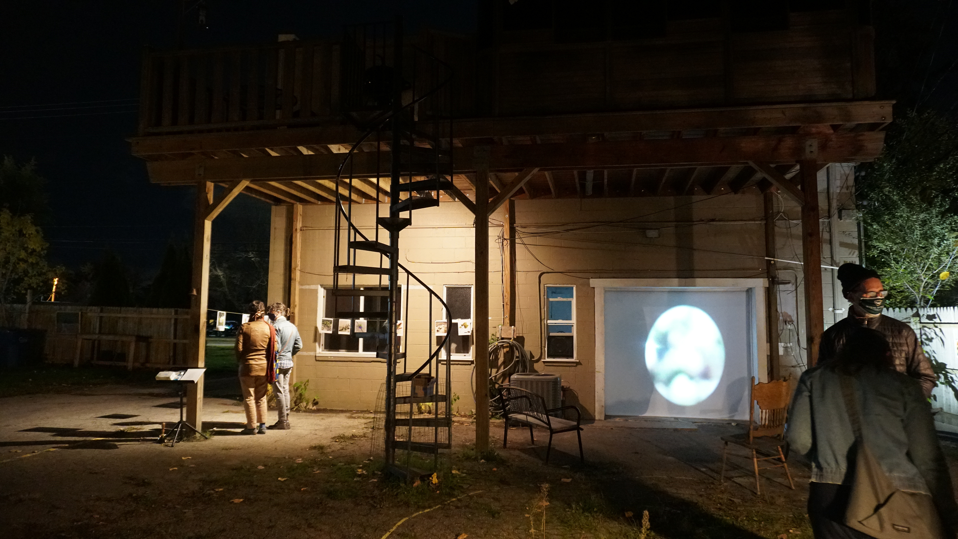 Photos and projection