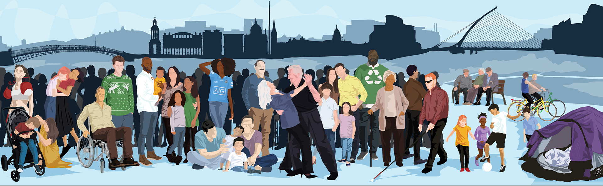 Background Piece for Dublin City's Mansion House's Nativity scene 