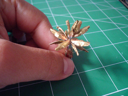 Brass banana tree.
