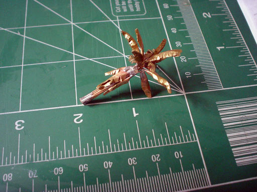 Brass banana tree that I’ve built in N scale.
