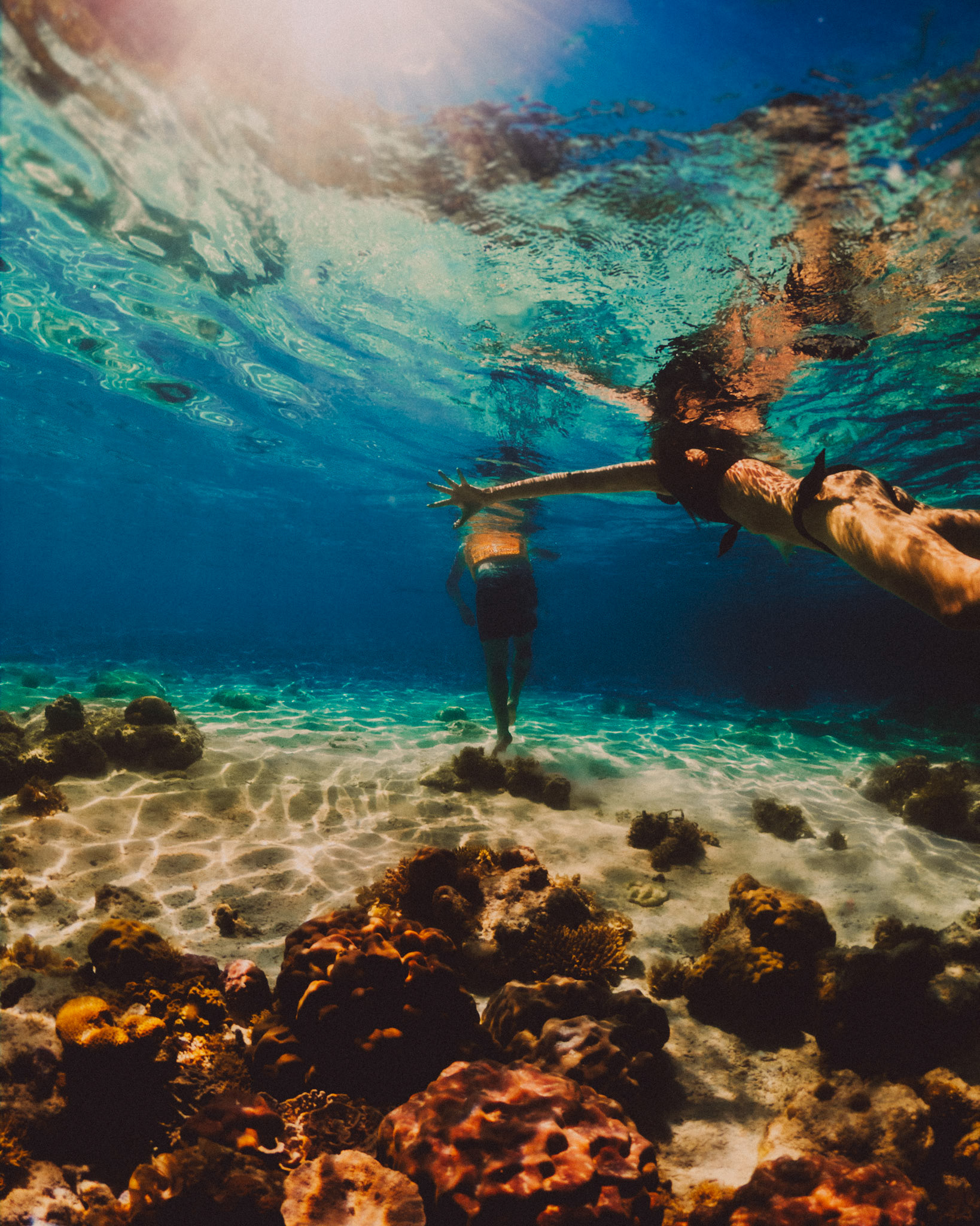 Snorkeling in Entalula Island's coral reef, El Nido, Palawan, Philippines, Southeast Asia, March 2020, GoPro Hero 7 Black.