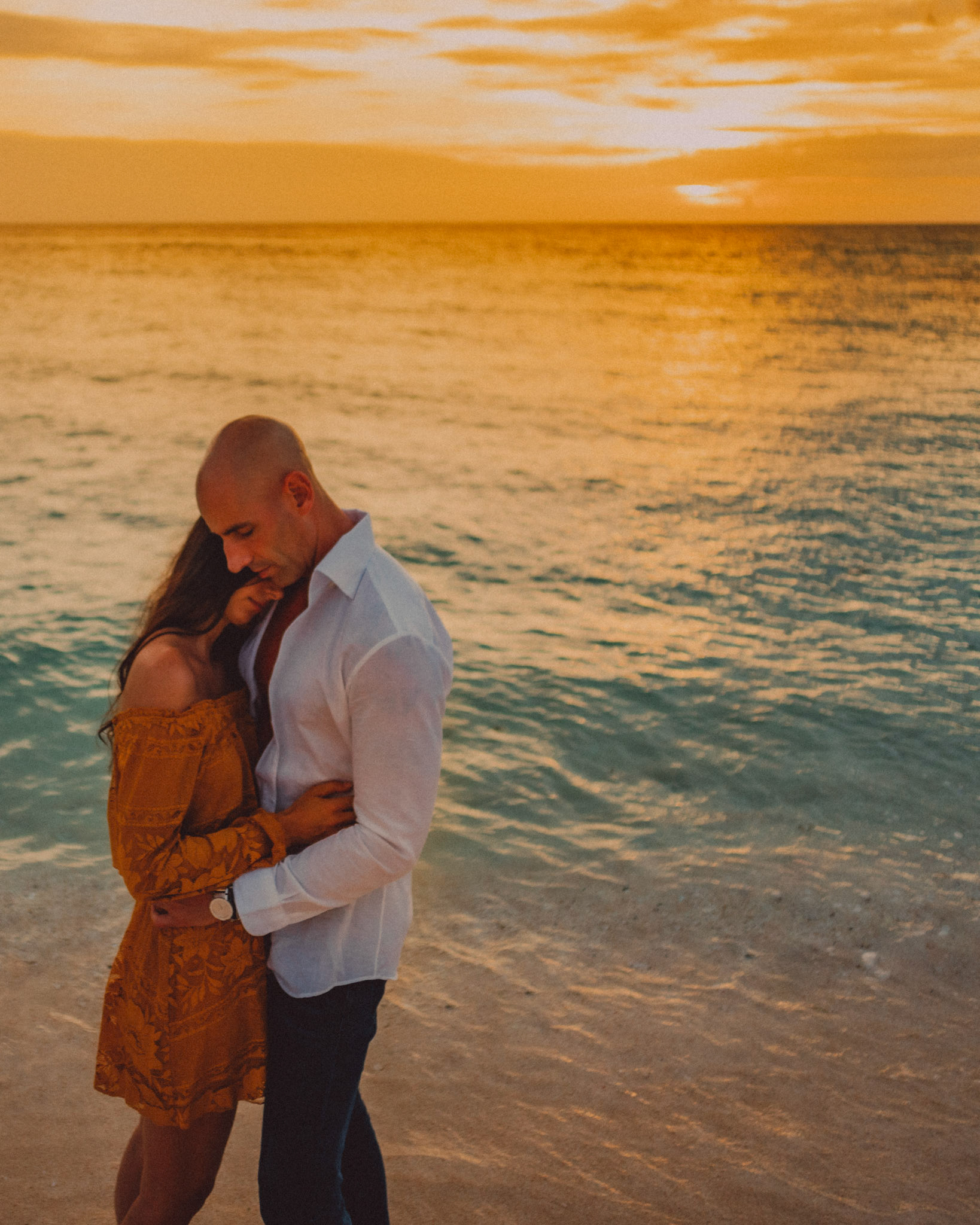 Sunset couple portraits at Punta Bunga Beach, Crimson Resort and Spa, Boracay, Philippines, Southeast Asia, December 2018, Sony A7III.