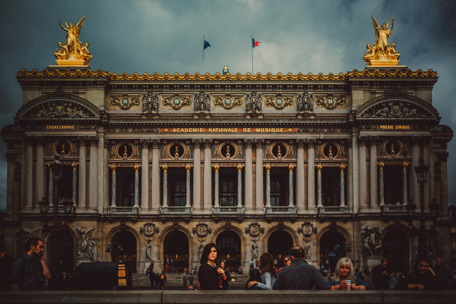 "Life Imitates Art", Palais Garnier, Paris, France, September 2017, Leica M.