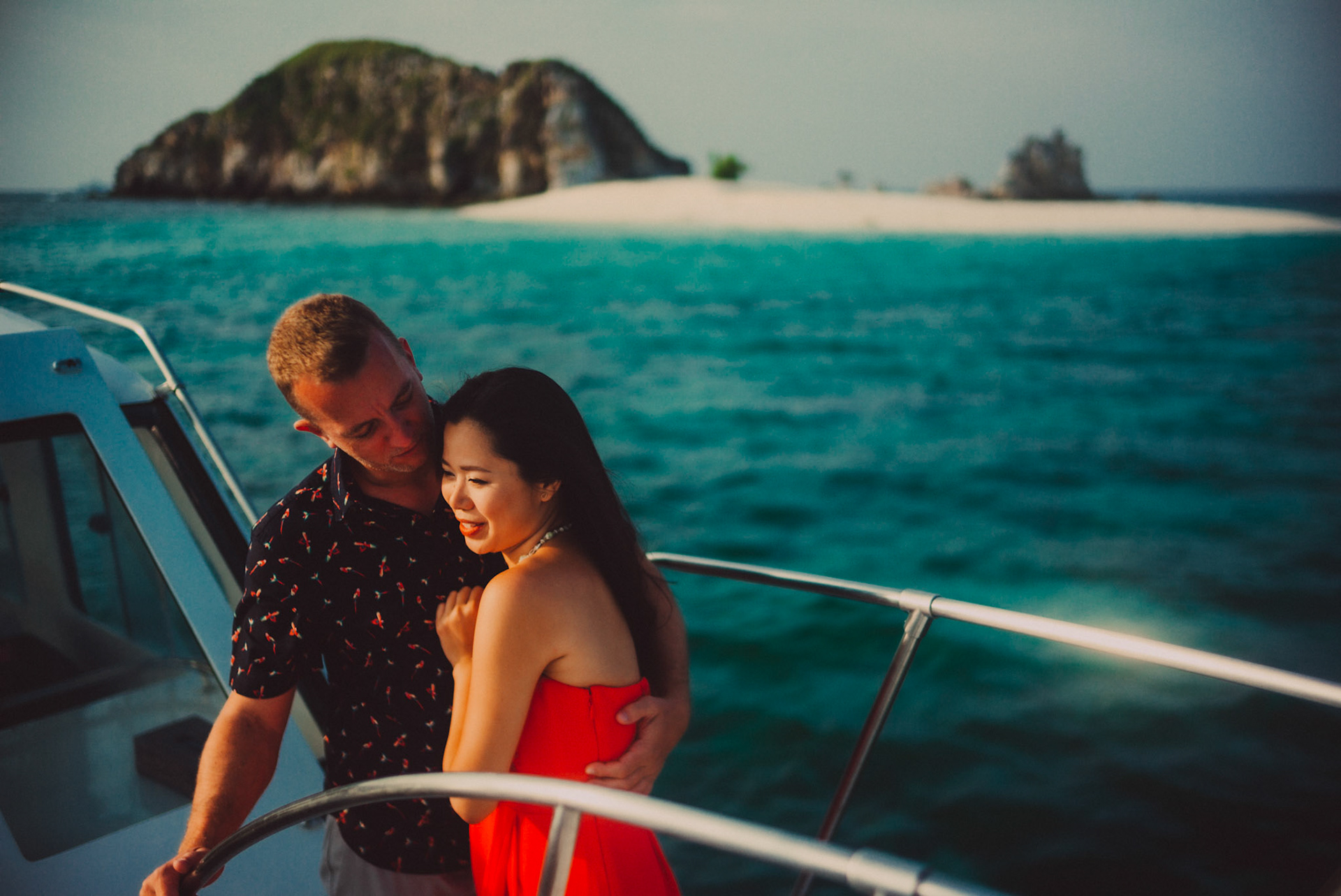 Island hopping from Club Paradise to Malpagalen Island, from Renaud and Kat's island hopping adventure session in Coron, Palawan, Philippines, Southeast Asia, August 2018, Leica M