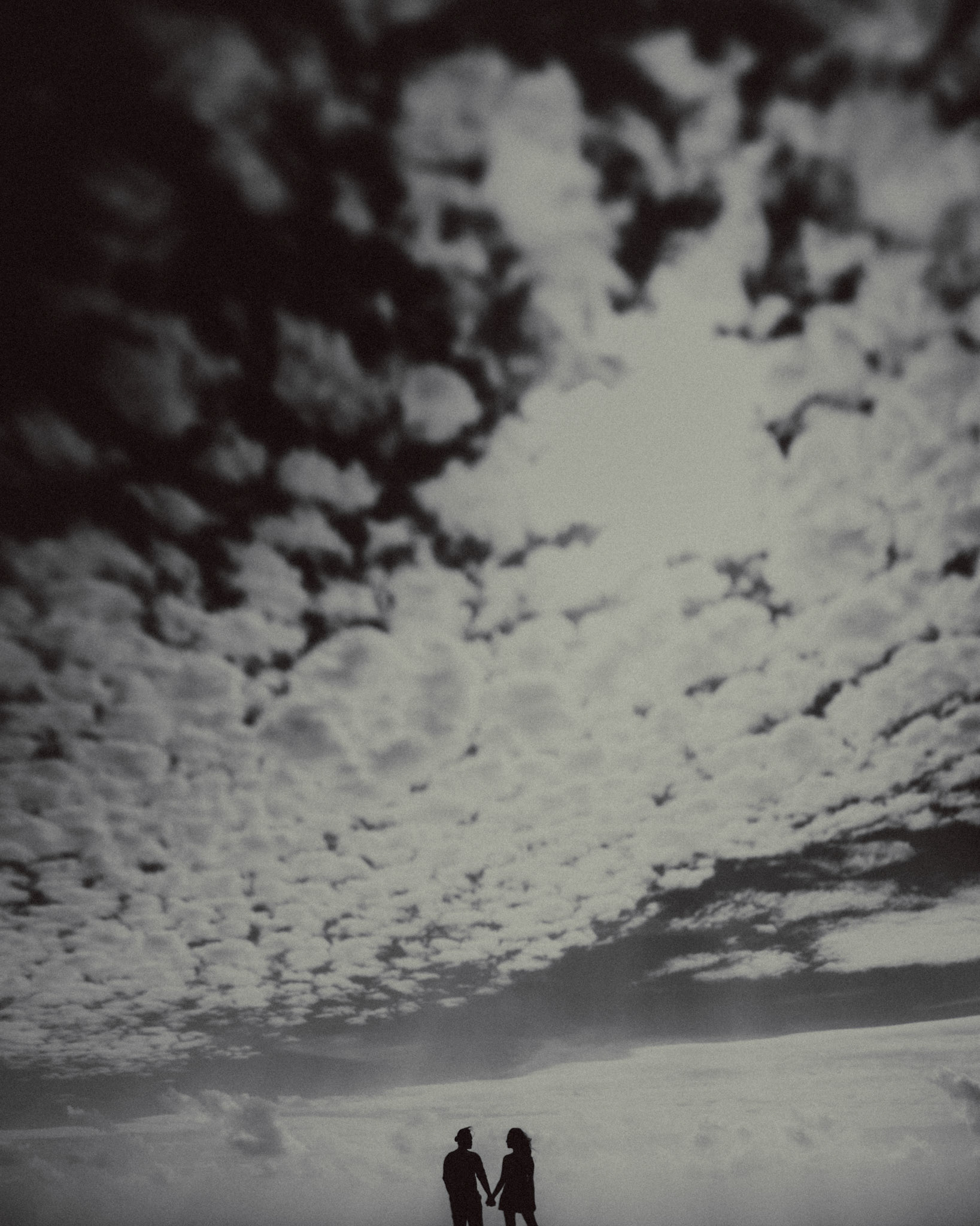 Minimalist adventure couple portraits at Chamantad-Tinayan Viewpoint overlooking the Luzon Strait in Sabtang, Batanes, Philippines, Southeast Asia, November 2014, Canon EOS 6D.