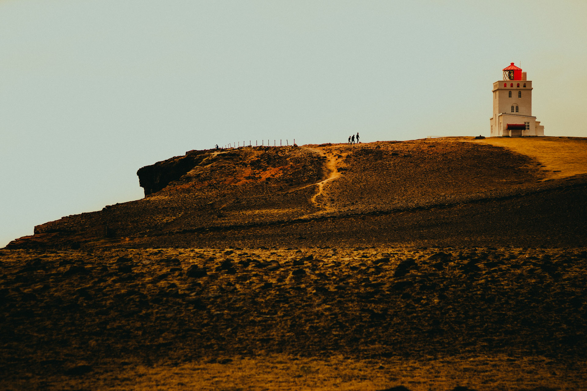 A landscape photo of Dyrhólaey Lighthouse, Iceland, May 2016, Sony A7RII.