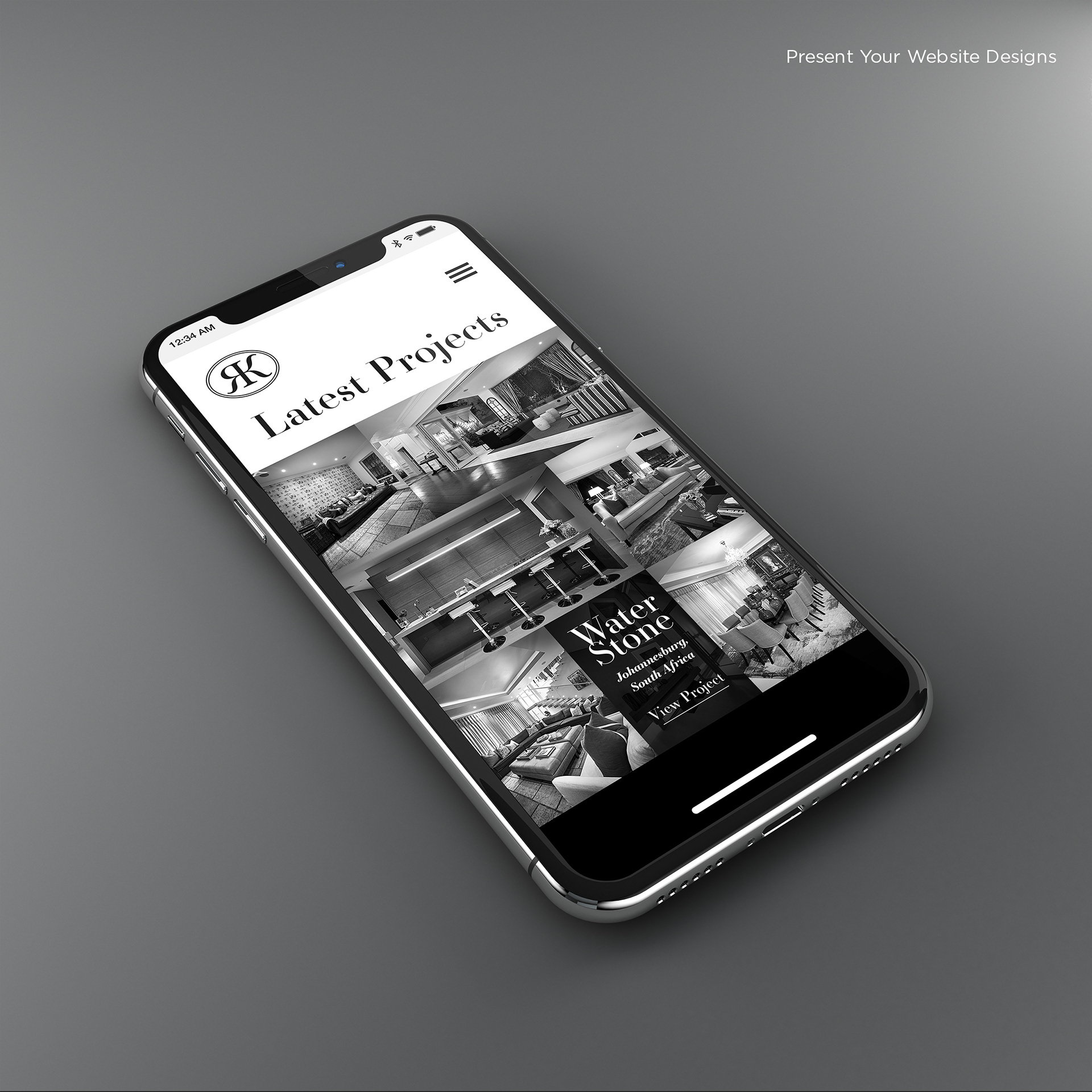 Download Free Illustrated Creative Studio Iphone X Design Mockup PSD Mockup Template