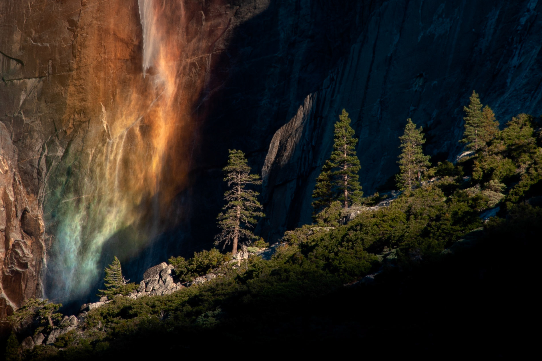 Yosemite Falls Rainbow