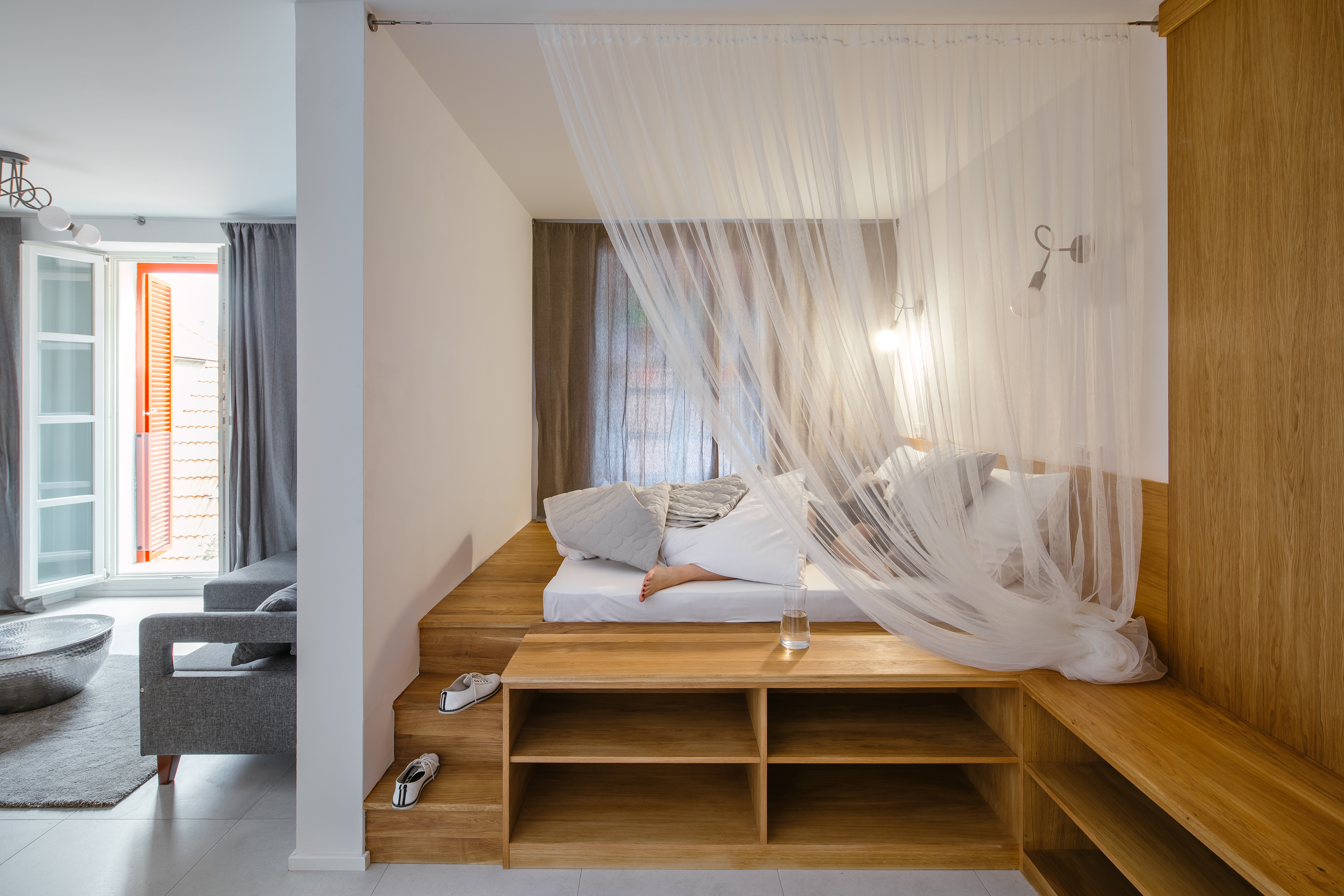 Stříbrný apartmán - obytný prostor se spacím koutem / Dačický