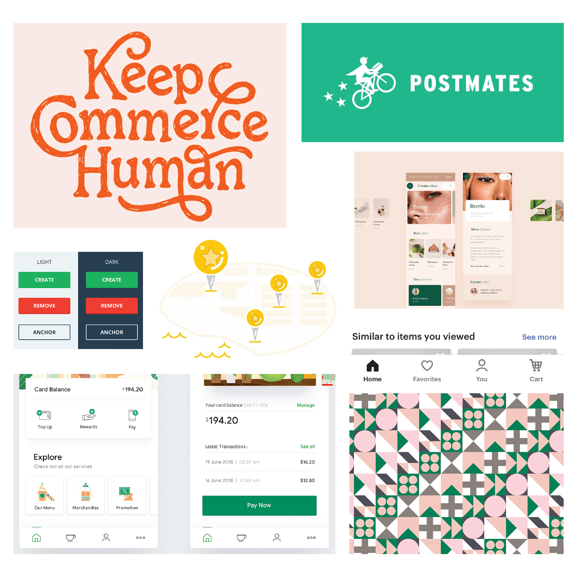 Stephanie Grace Postmates App, Feature & UI Design