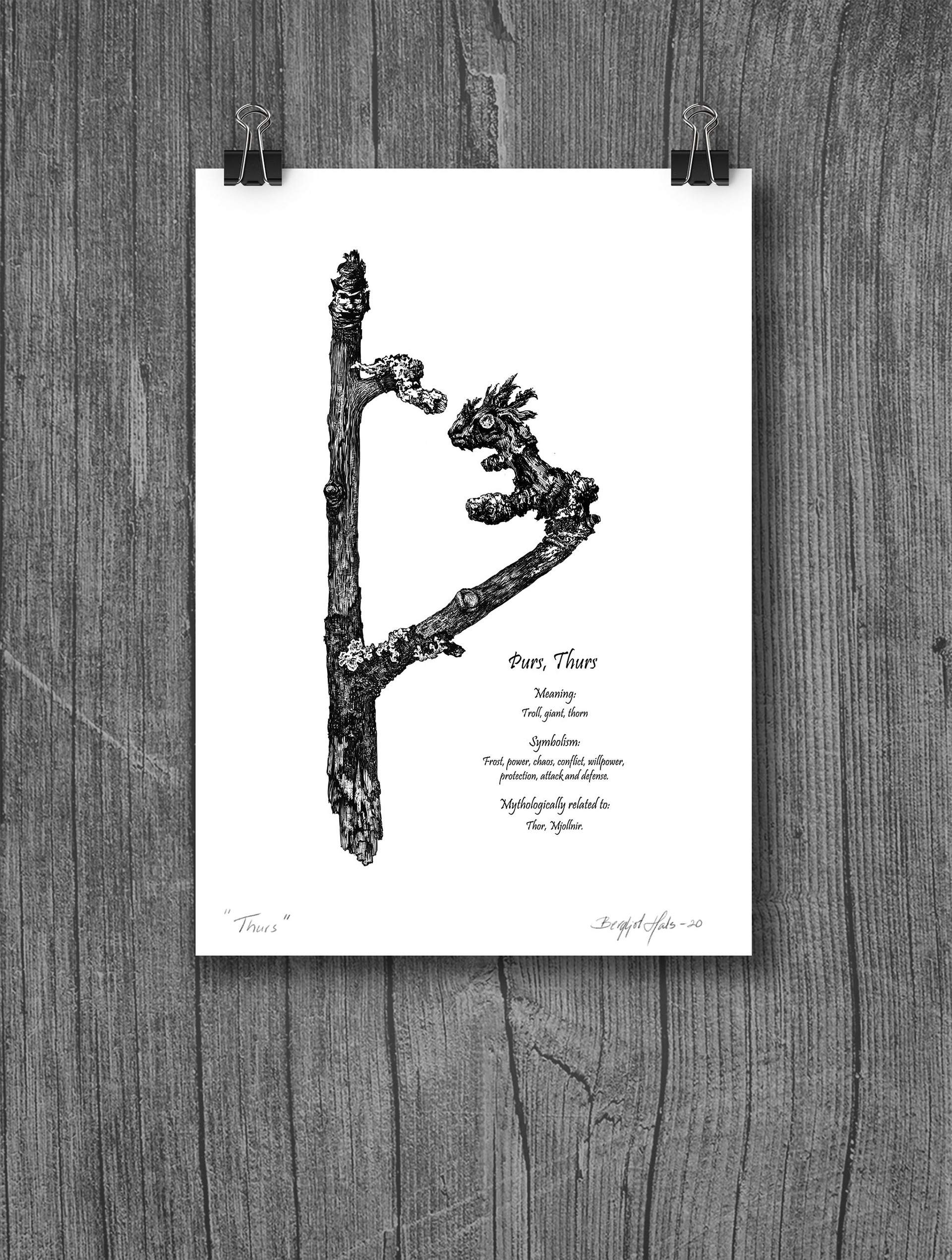 Wall art - "Thurs"