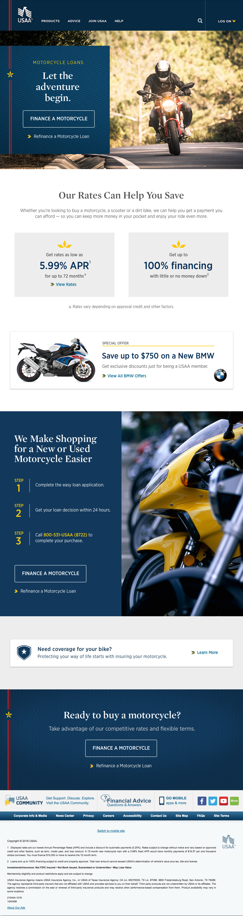 Patton King Designs - USAA Motorcycle Loans