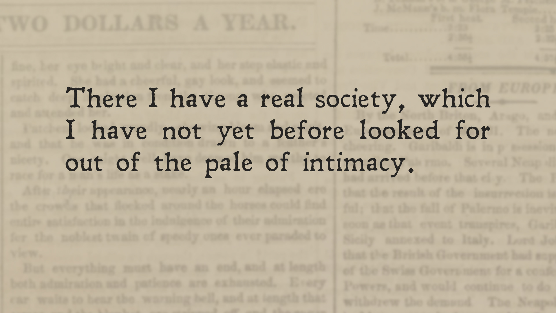 Example of quote designs/asset for the Margaret Fuller film
