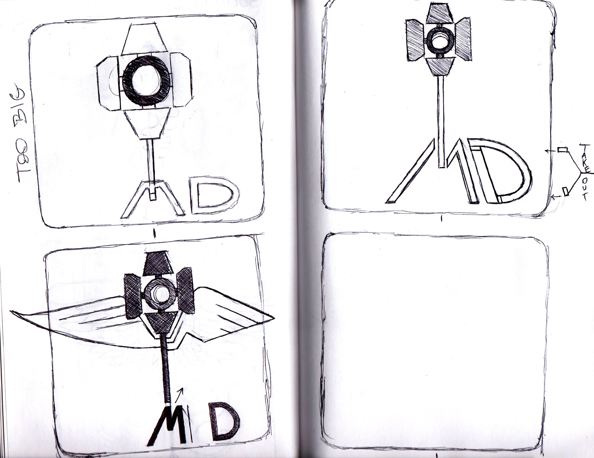 Set MD logo/graphics sketches