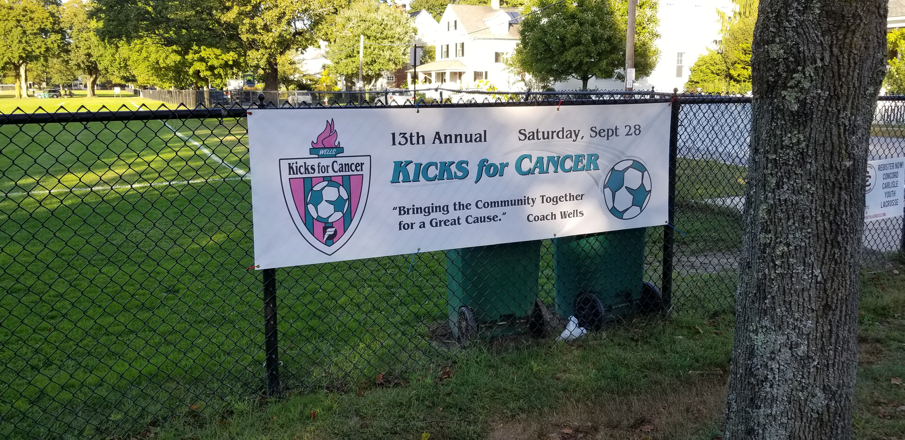 One of the promotional banners installed around Concord.