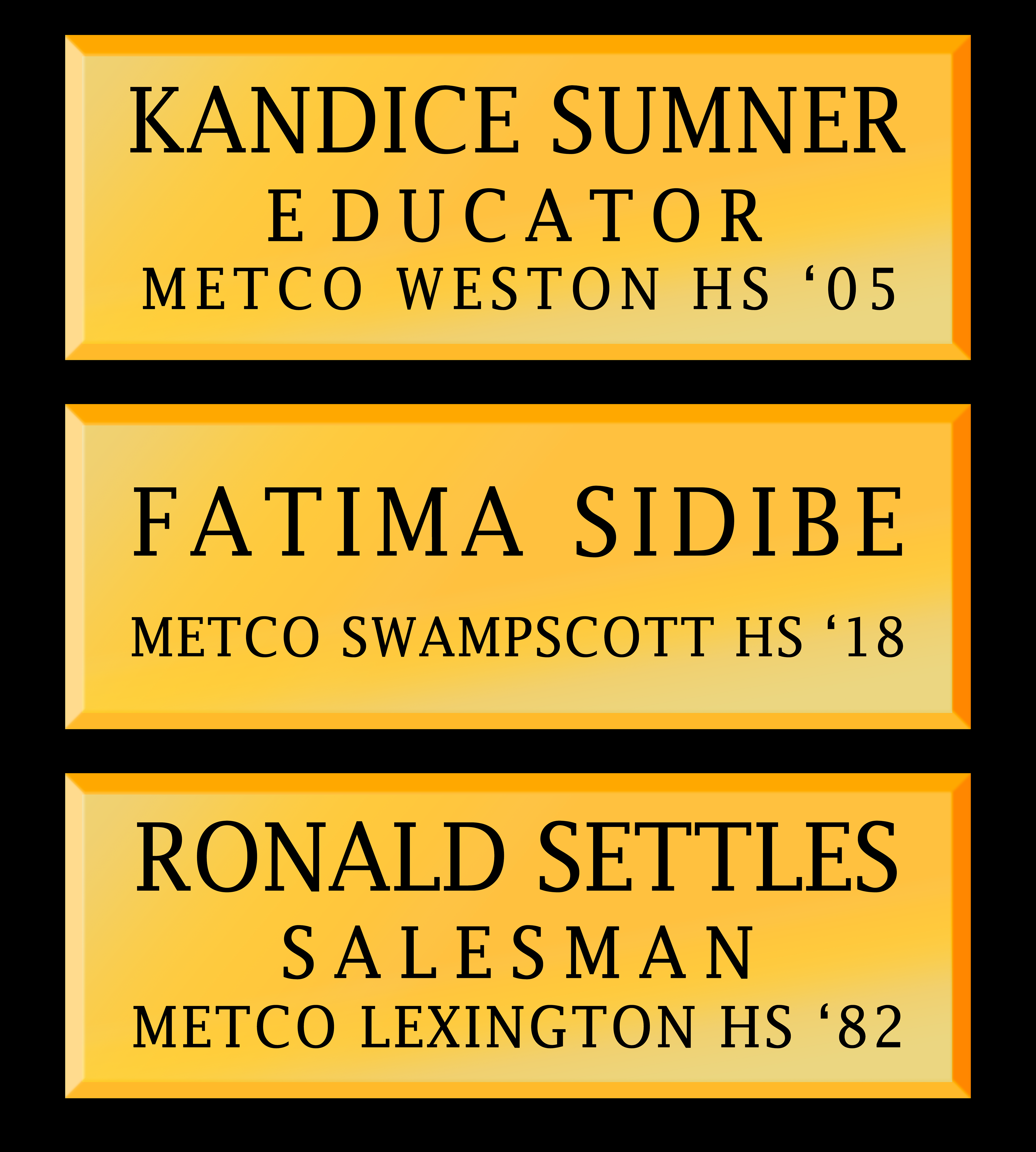 Lower thirds design examples for the Codeswitching documentary film
