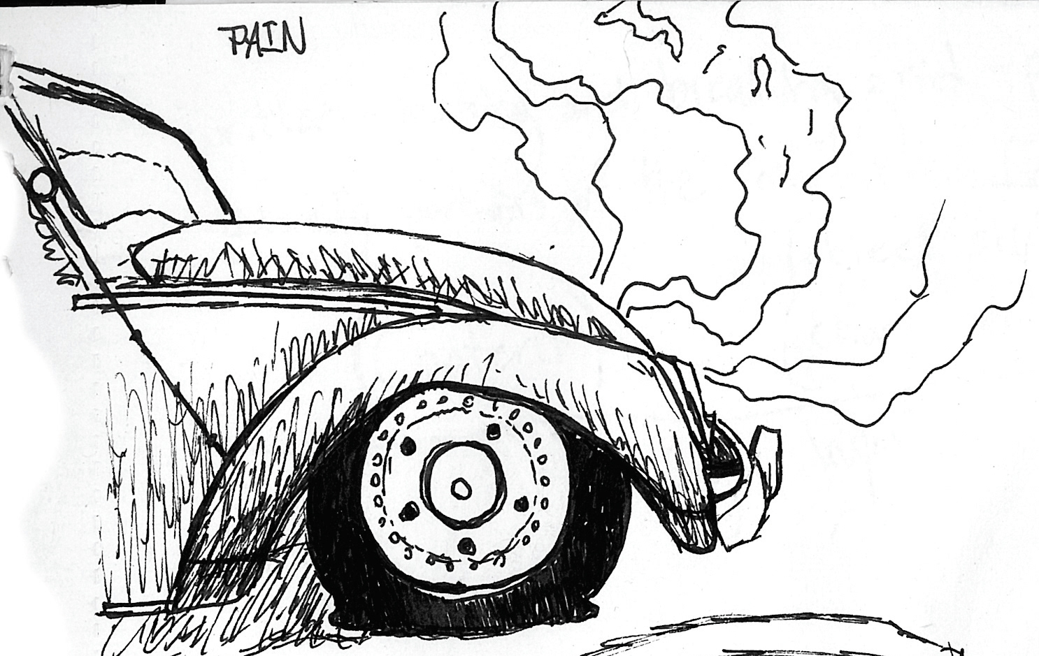 Rough sketch chosen concept