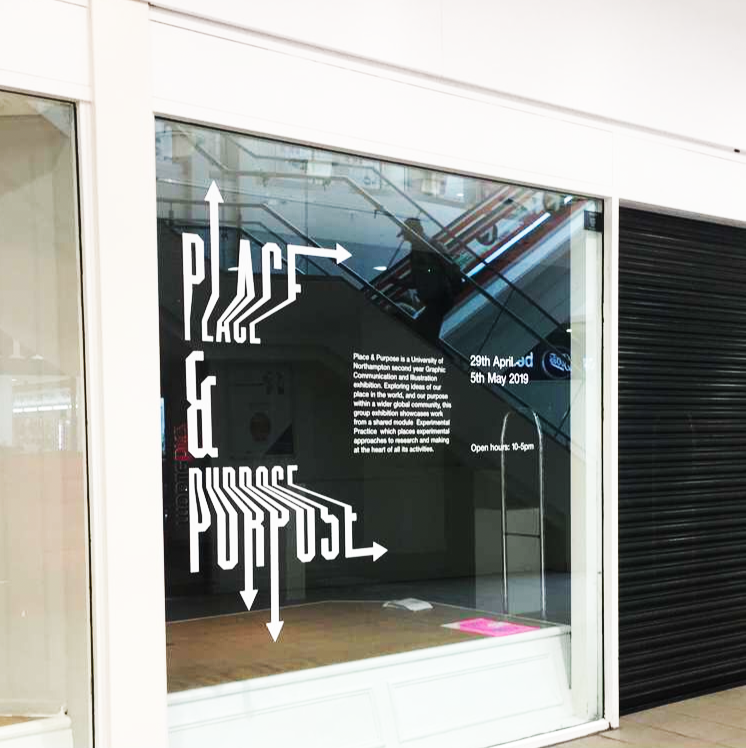 The Exterior Window of the Exhibtion.