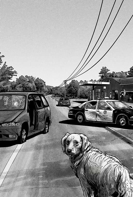 Illustration for 'Can You Survive a Zombie Apocalypse?' published by Capstone Publishing