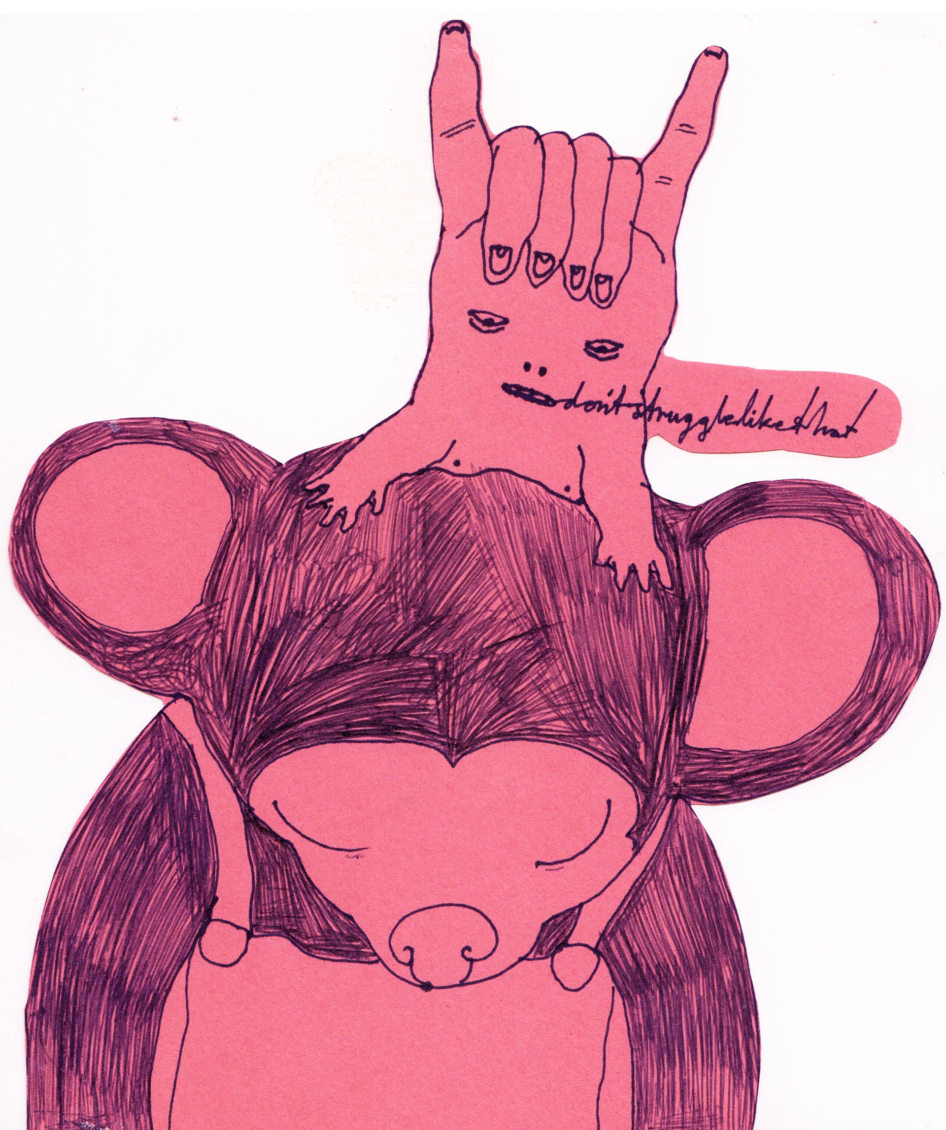 DESCRIPTION;INK ON PAPER;YEAR 2005 