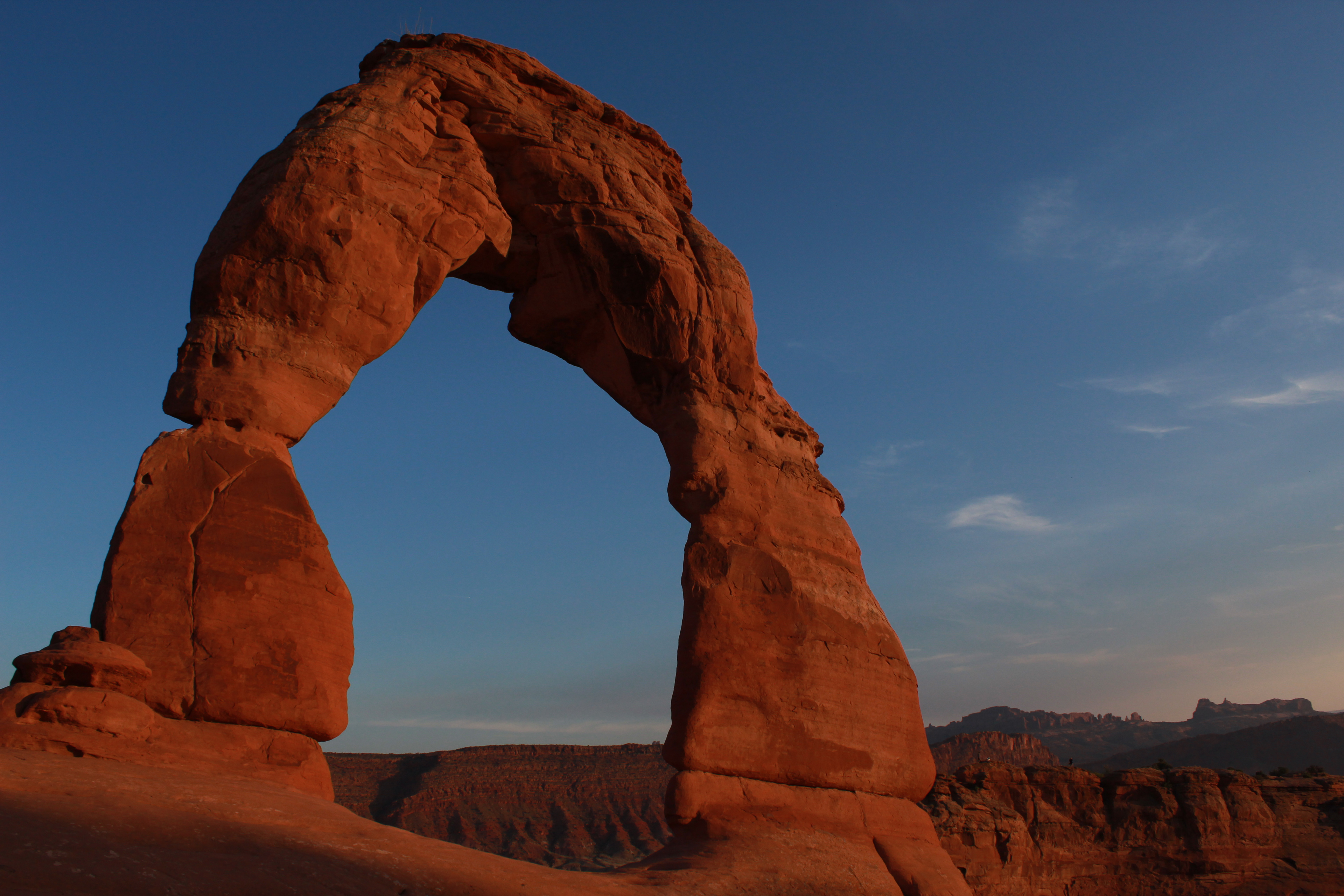 Delicate Arch at golden hour