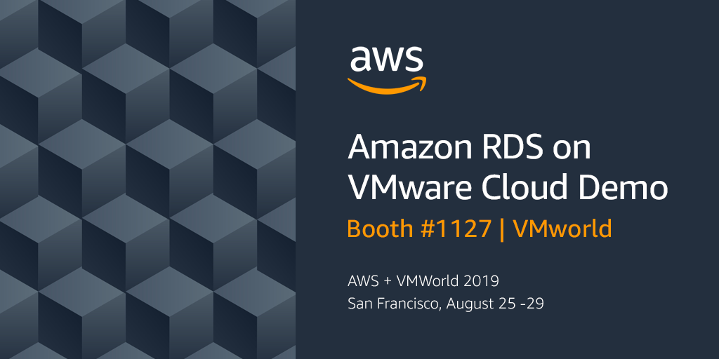AWS + VMWorld banner design