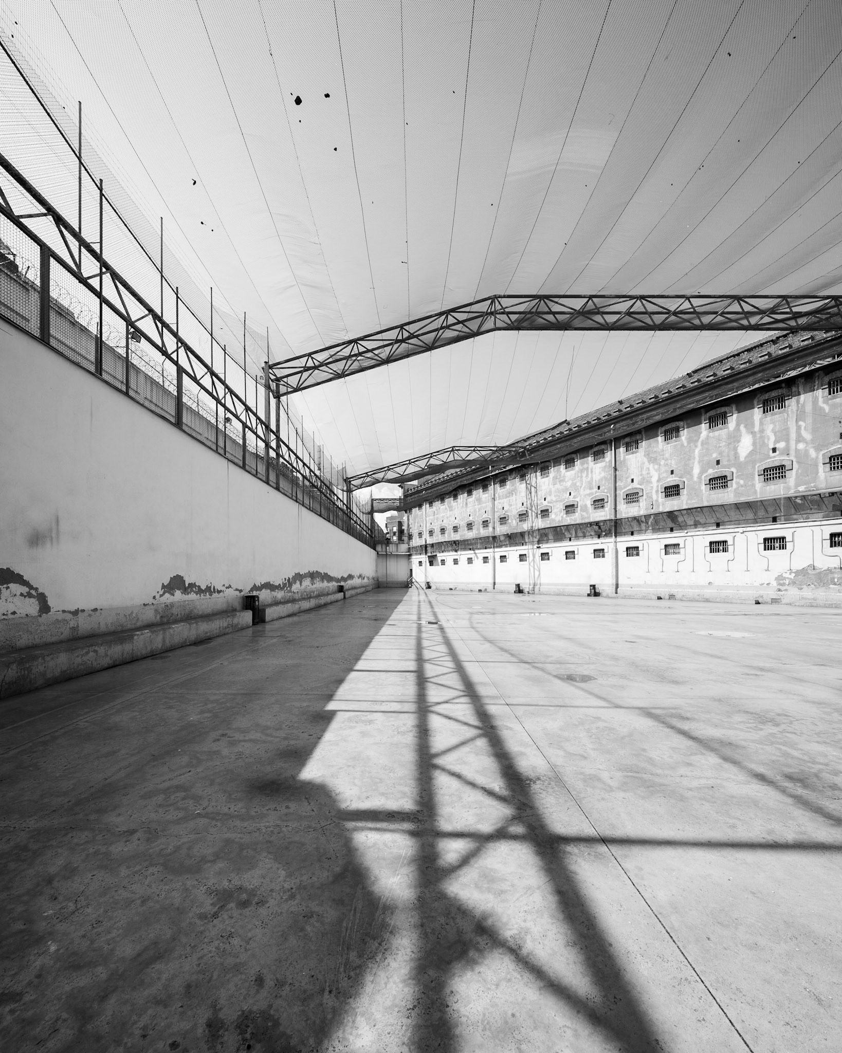 modelo, carcel, panopticon, focault, barcelona, filippo poli