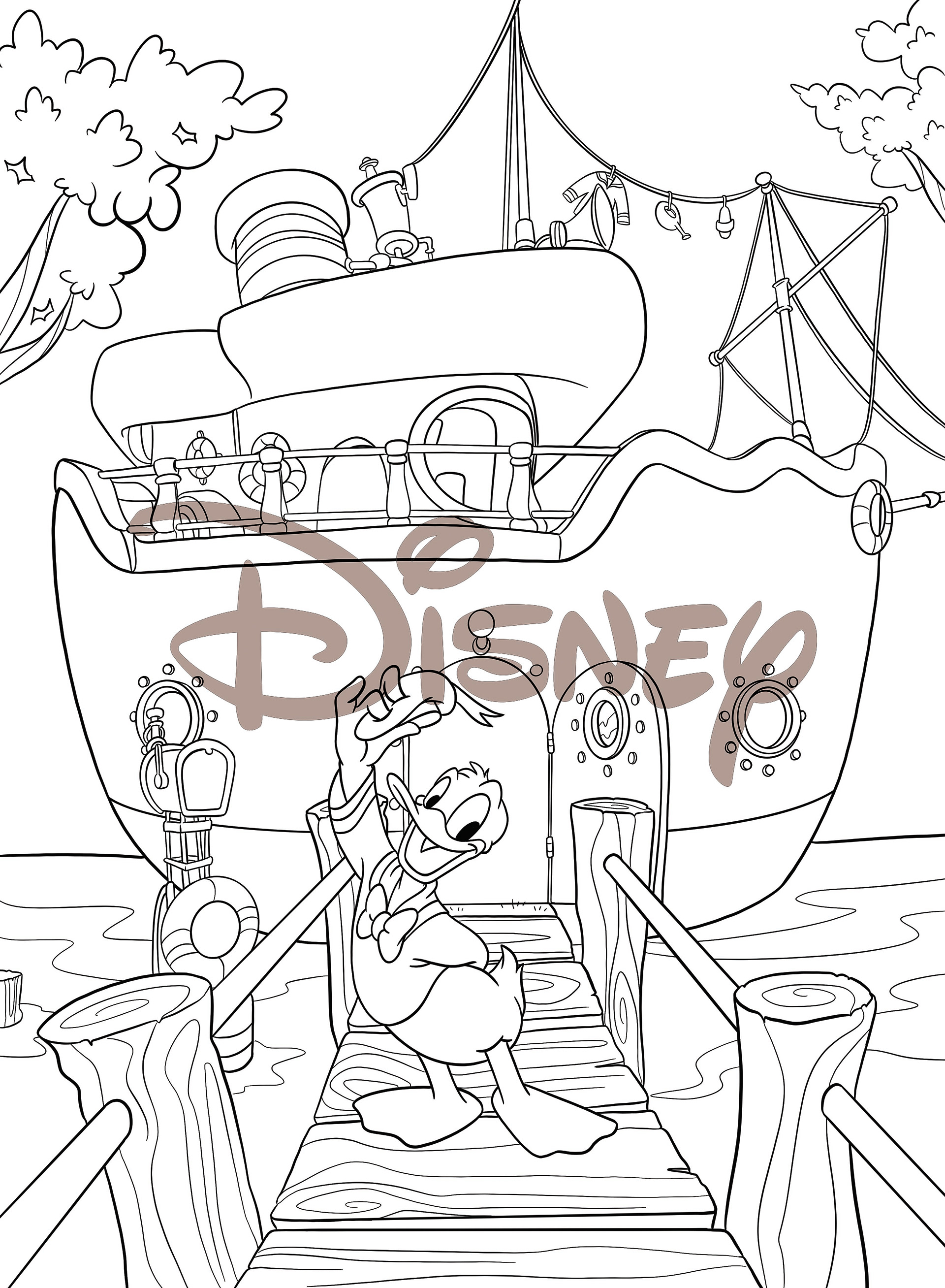 Maria Lia Malandrino Disneyland Parks Colouring Book