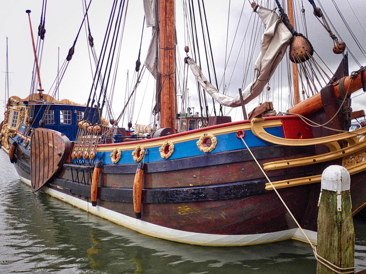 Traditional Dutch Sailing Boat