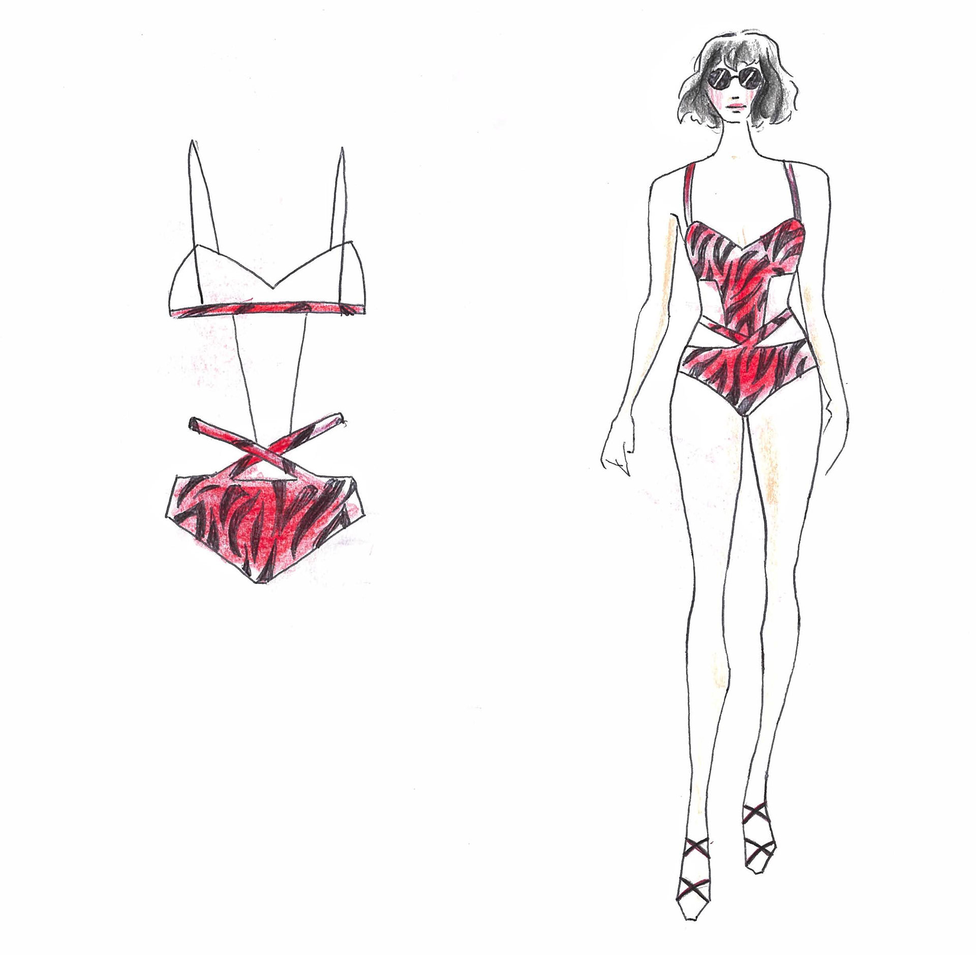 Swimsuit Drawing