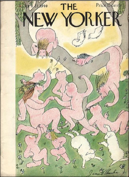 New Yorker baccanalia cover, 1949