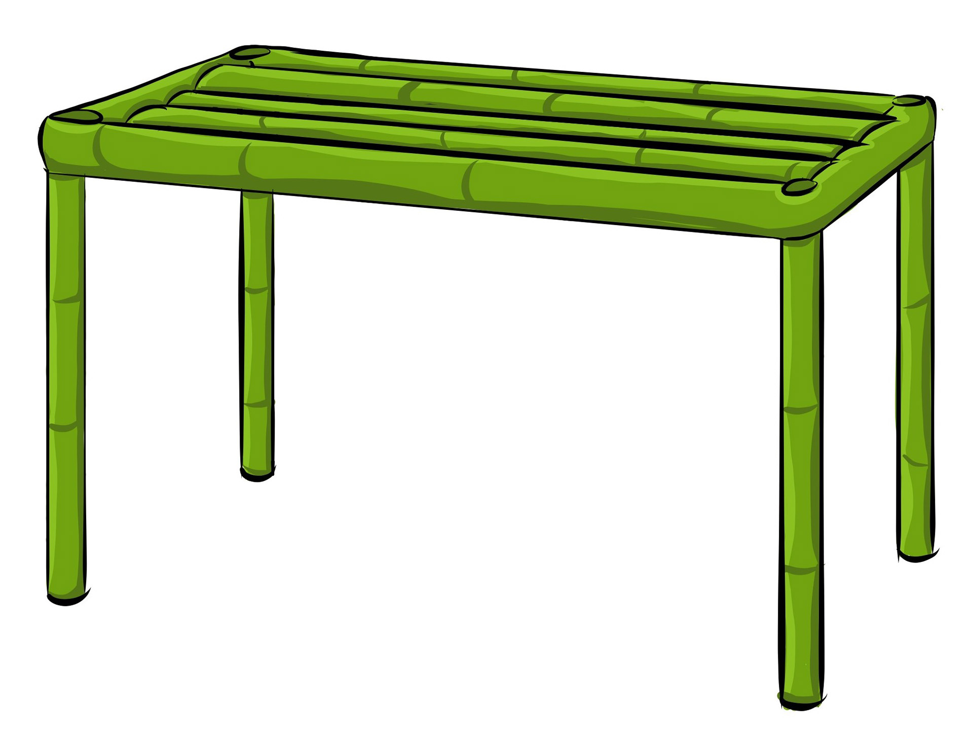 Bamboo table