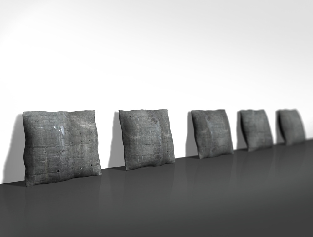 Fabian Bürgy Sculptor Concrete pillows