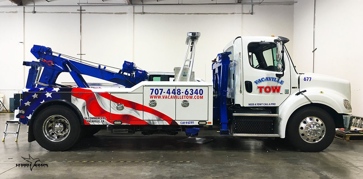 Vacaville Towing - Partial Reflective Wrap