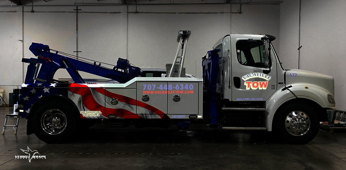 Vacaville Towing - Partial Reflective Wrap