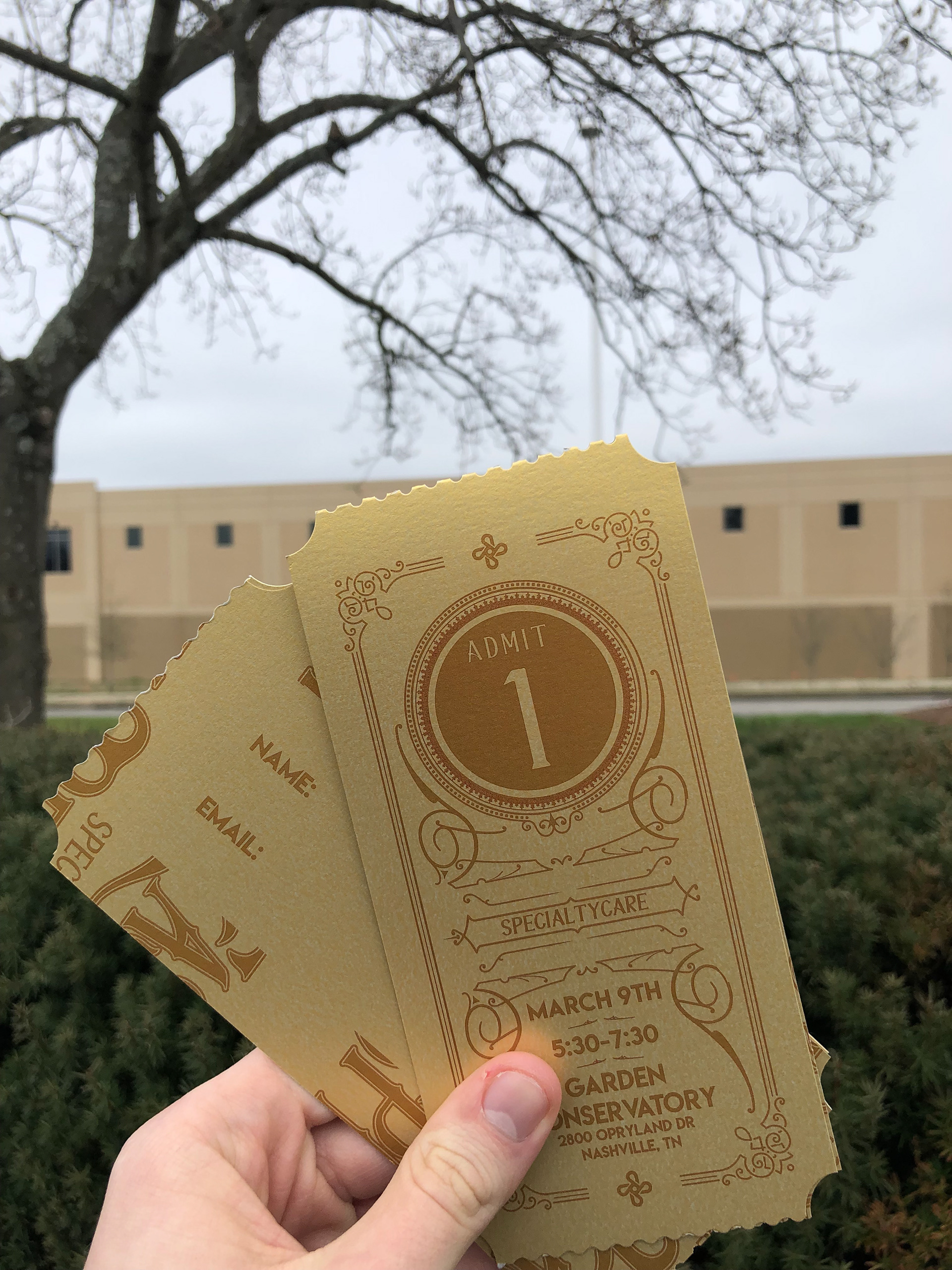 PREPRESS - Garden Conservatory Ticket