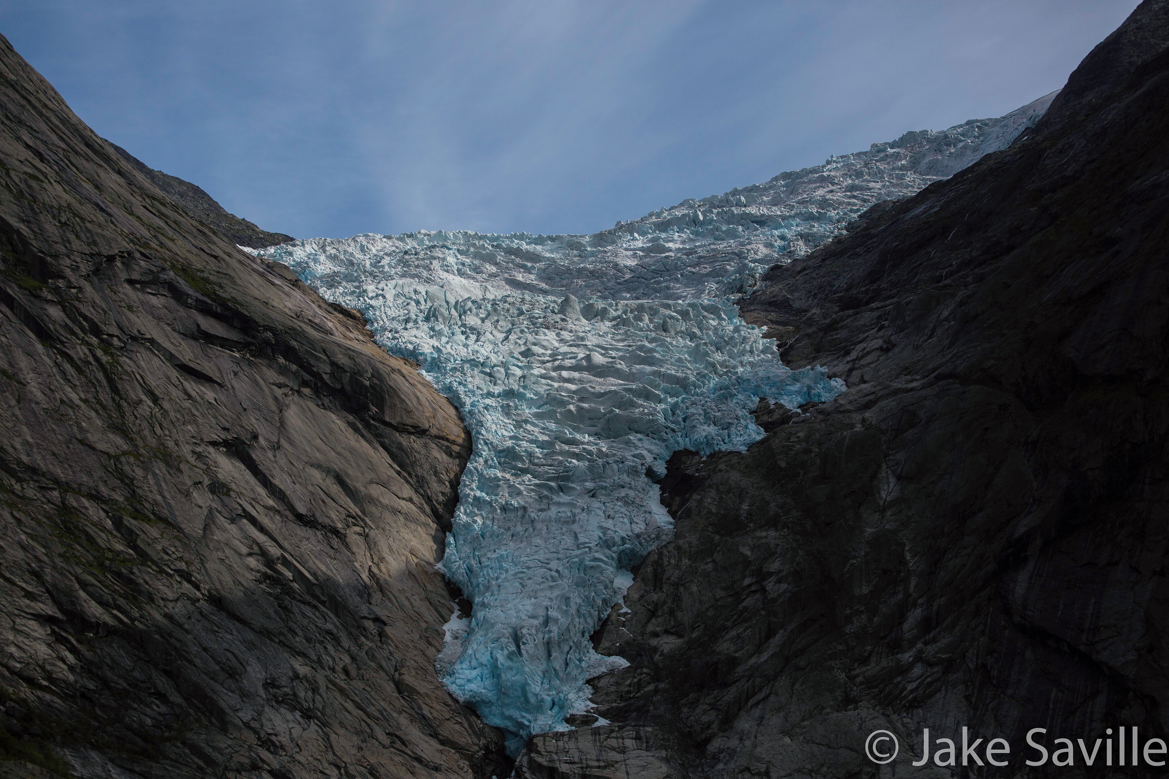 Briksdal Glacier, Stryn, Normay