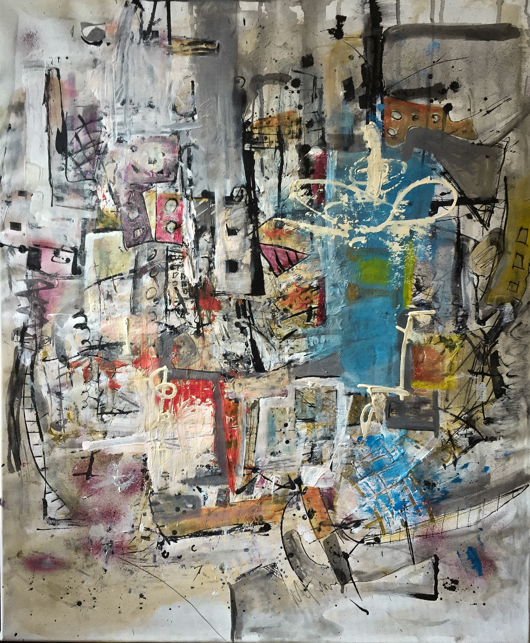 "Fabelas" 2019. Mixed technique