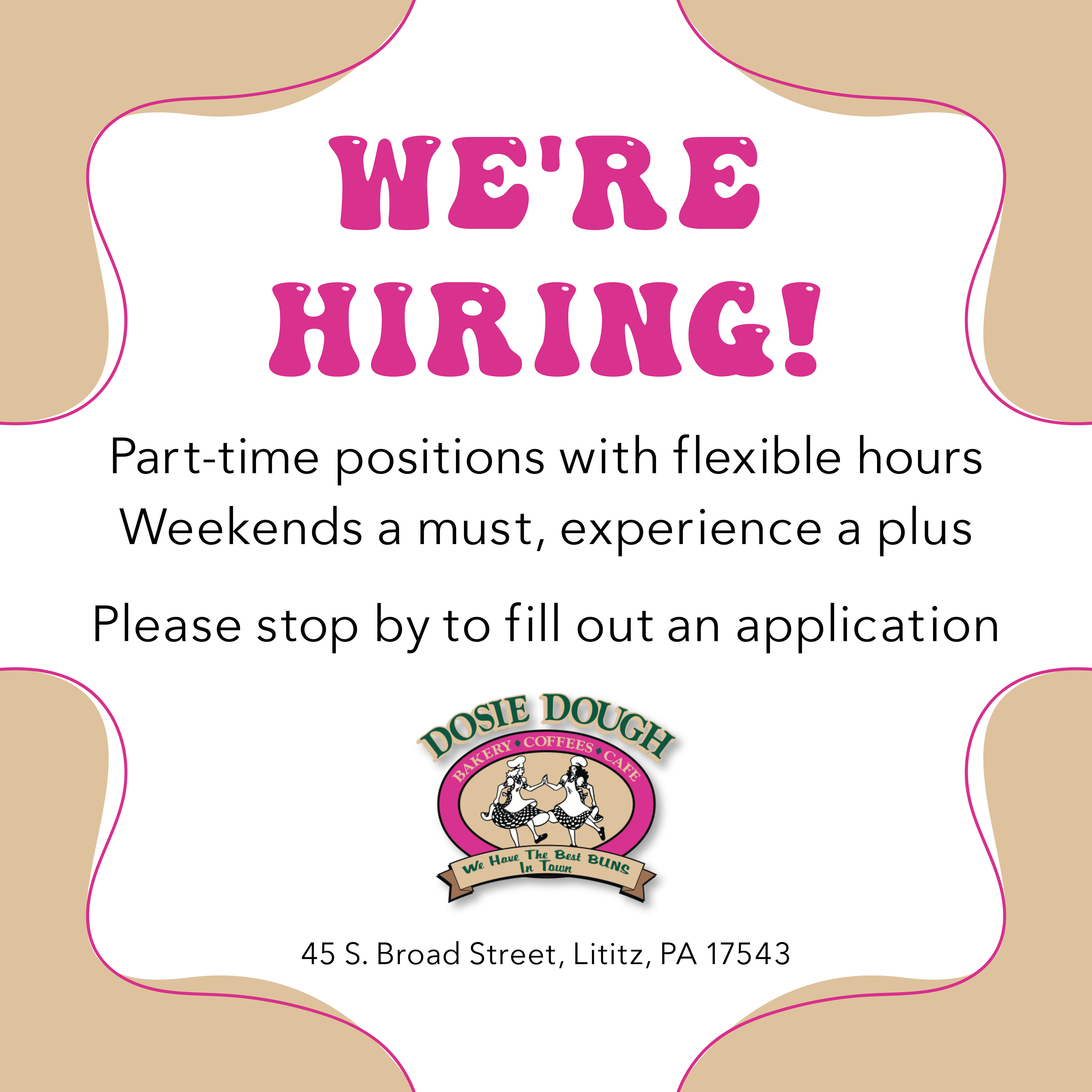 Hiring Announcement