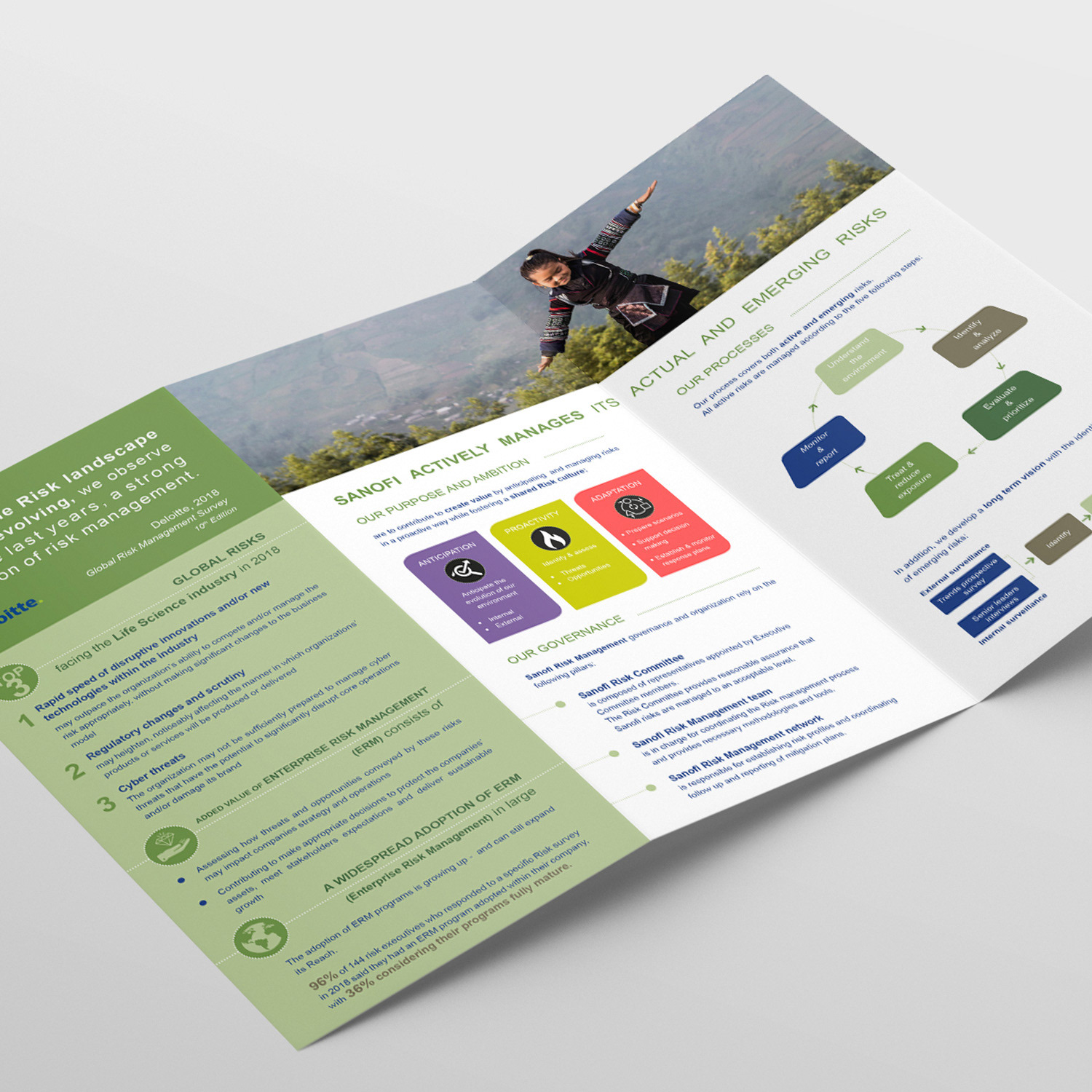 Brochure trifold
