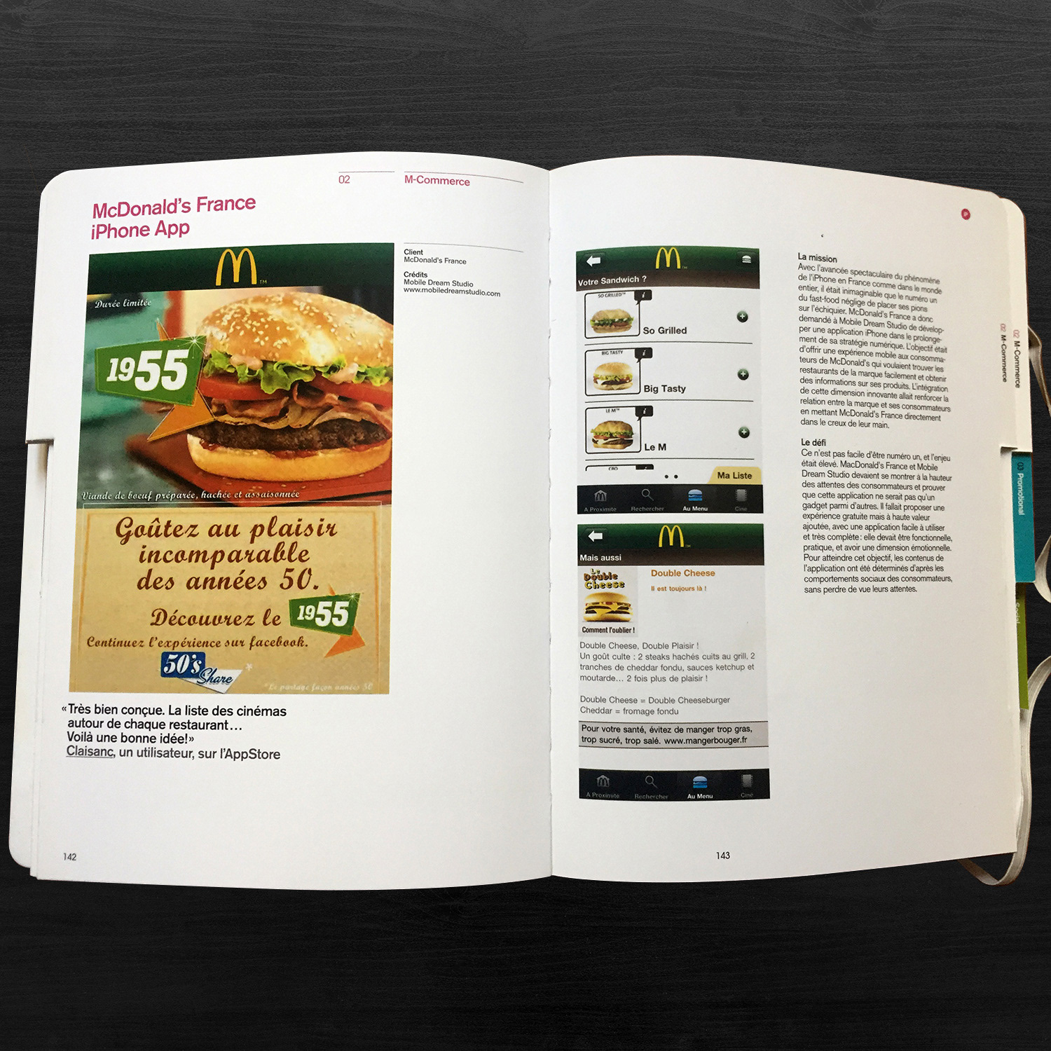 Publication de travaux de Design Mobile (Taschen)