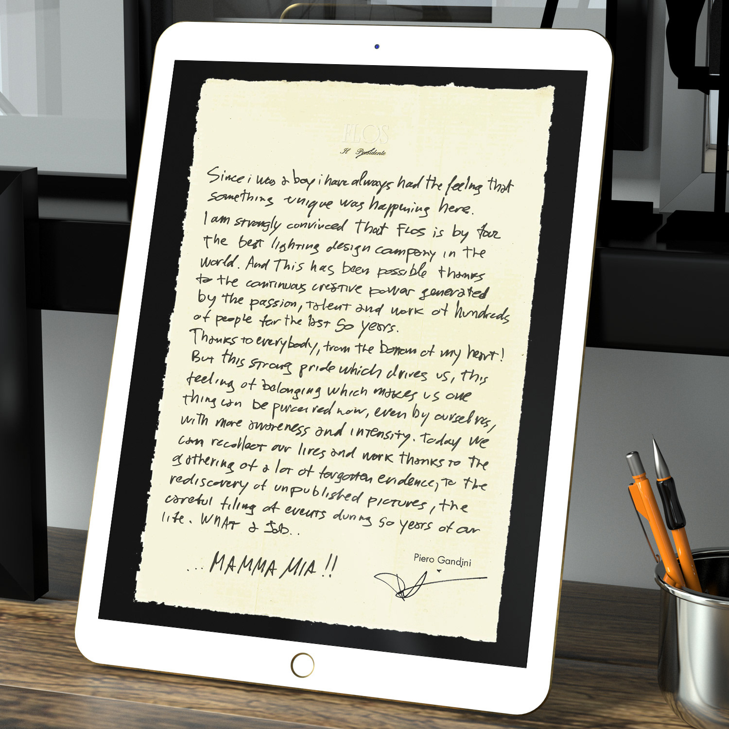 Application tablette