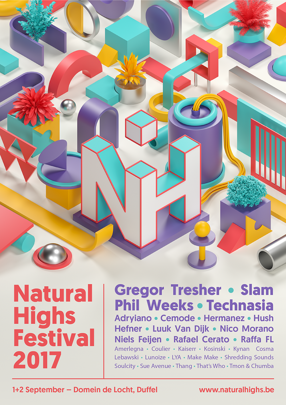 Serafim Mendes – Graphic Design & 3D - Natural Highs Festival
