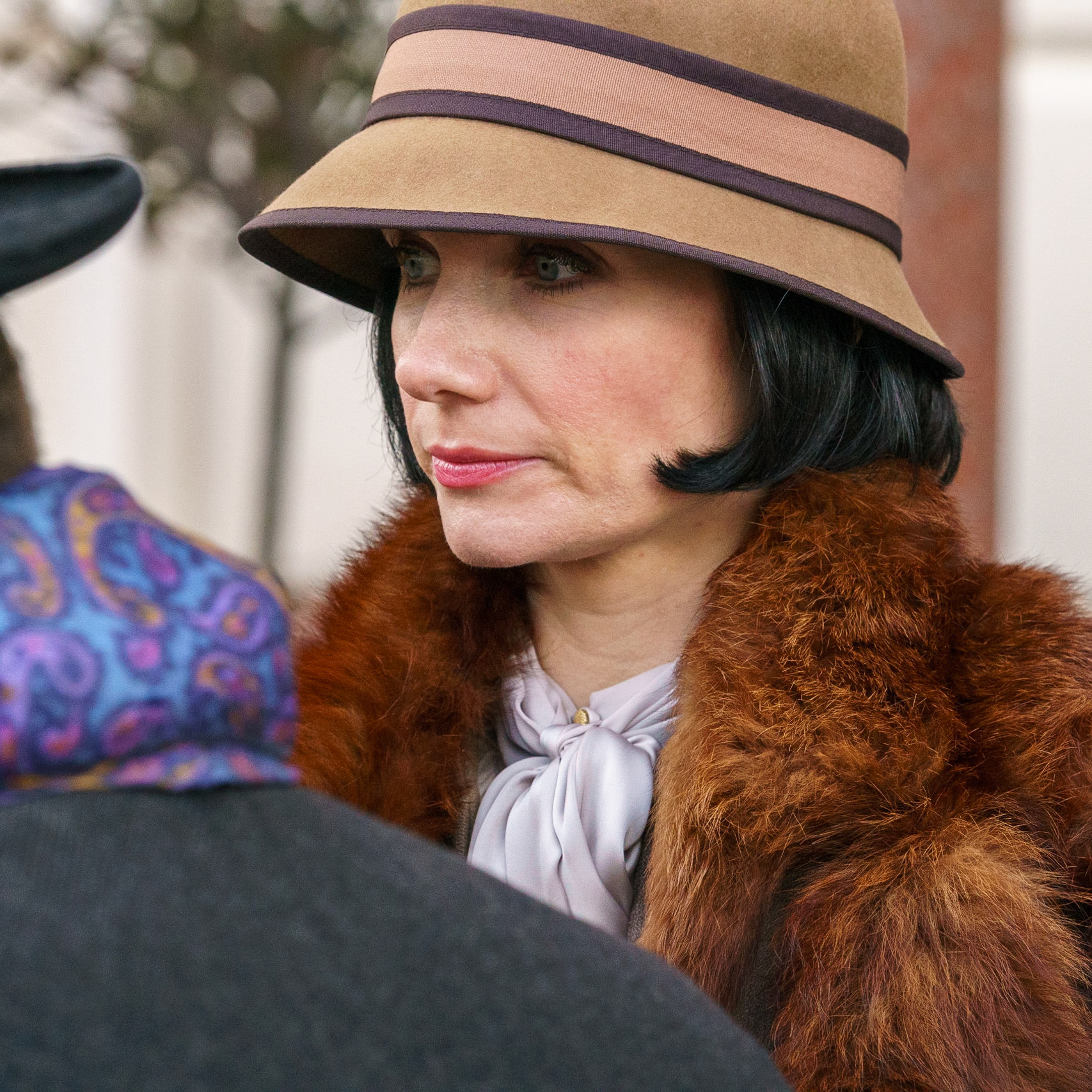 Victoria Summer playing Edith Glade in Vindication Swim. Edith Glade claimed to have swum the English Channel, which turned out to be a false claim. This flasehood damaged Mercedes Gleitze genuine claim.