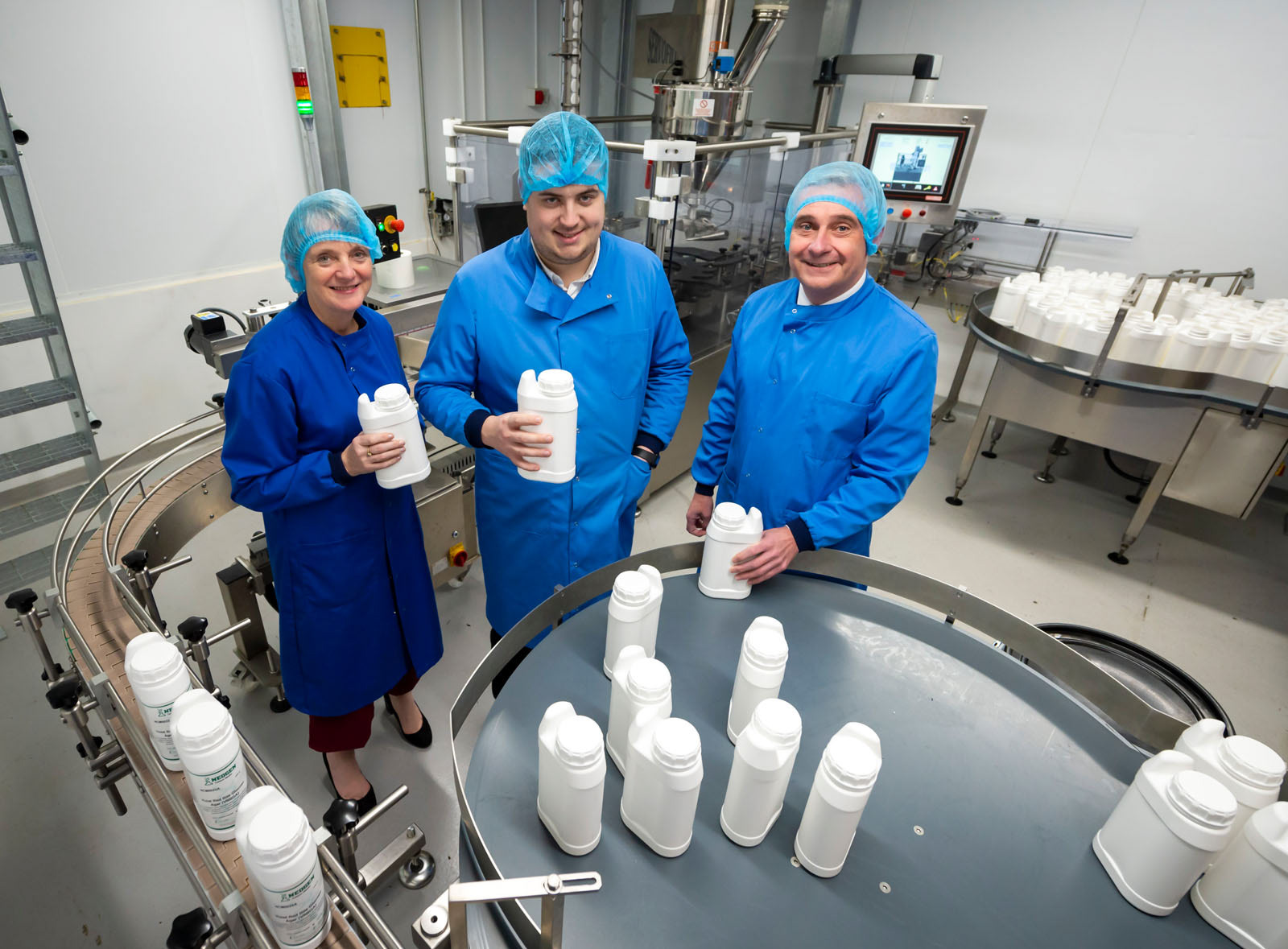 Neogen, a chemical production company are visited by representatives of Rochdale development Agency & Rochdale Council