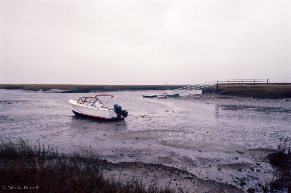 Motorboat in the Mud. Nikon F5, Kodak Ektar 100-135. UV Filter
