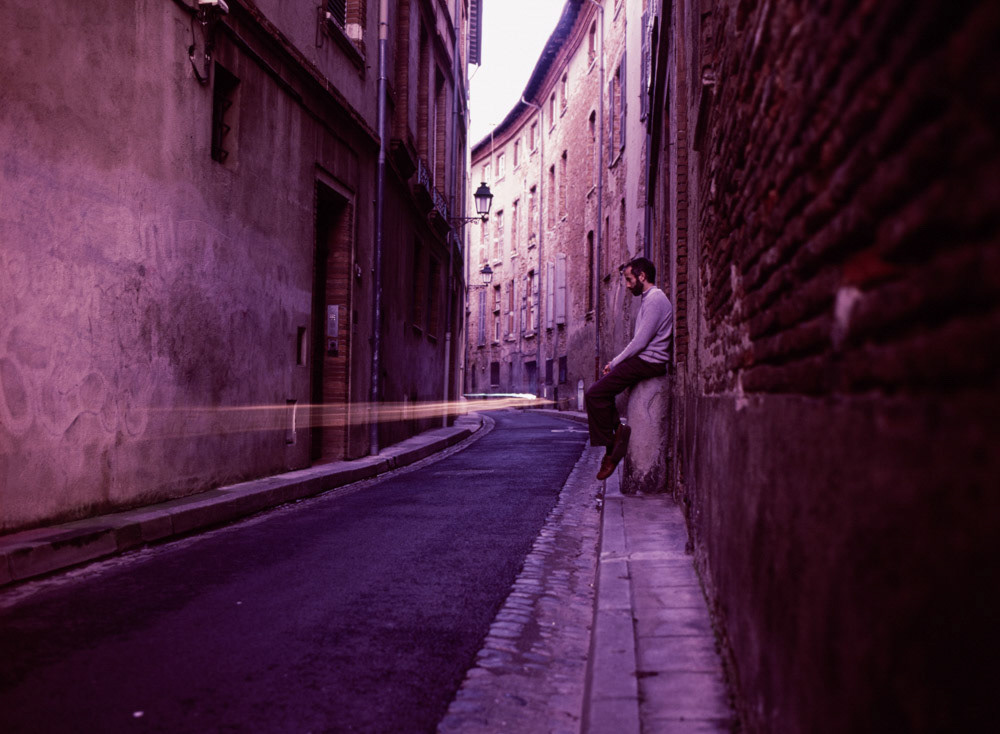 Pete In Toulouse | Pentax 645N, Fuji Velvia 100-120, Long Exposure